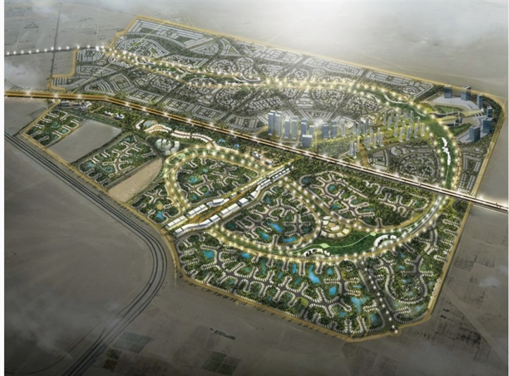 neighborhood zoning map of Sheikh Zayed