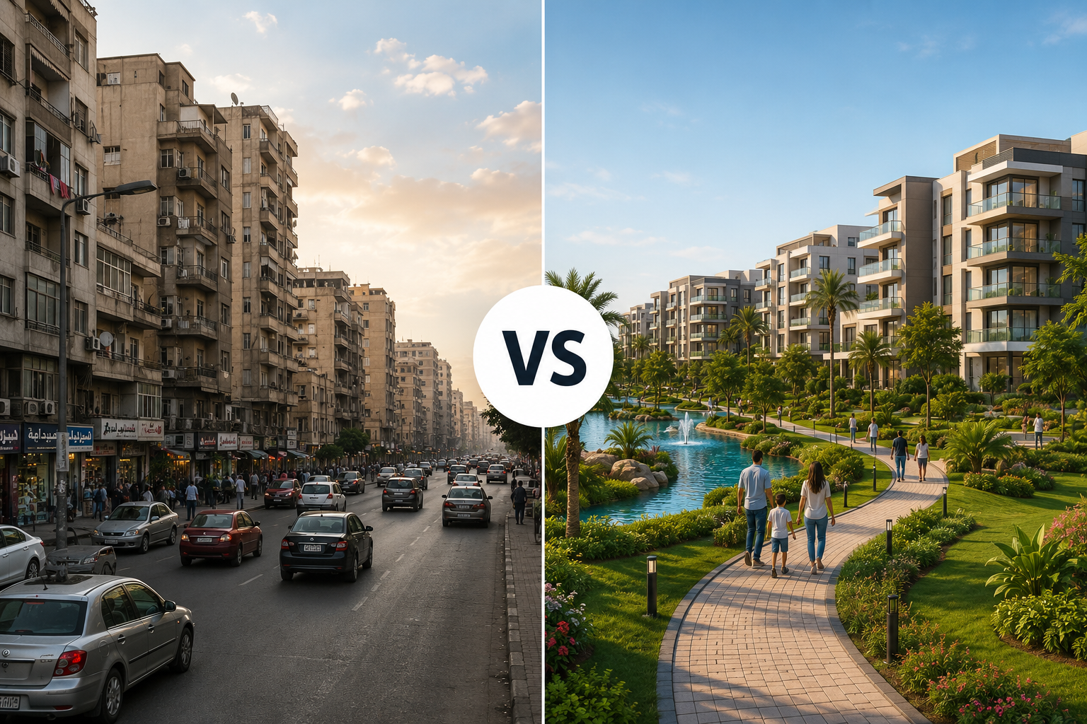 Living in a Residential Compound or a Traditional Neighborhood
