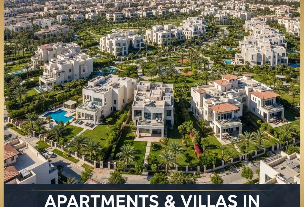 شقق وفيلات للبيع في الشيخ زايد بمقدم يبدأ من 5% فقط