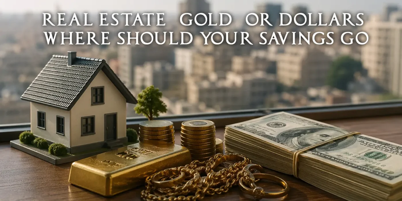 Real Estate, Gold, or Dollars Where Should Your Savings Go