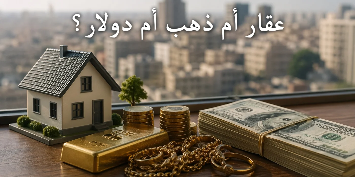 أين تضع مدخراتك؟ عقار أم ذهب أم دولار في مصر 2026