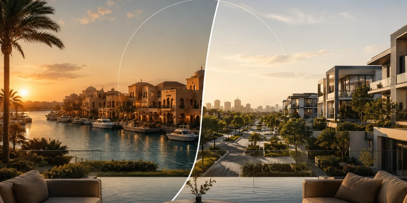 الجونة مقابل الشيخ زايد أيهما الأذكى كمسكن ثان أو استثمار فاخر؟