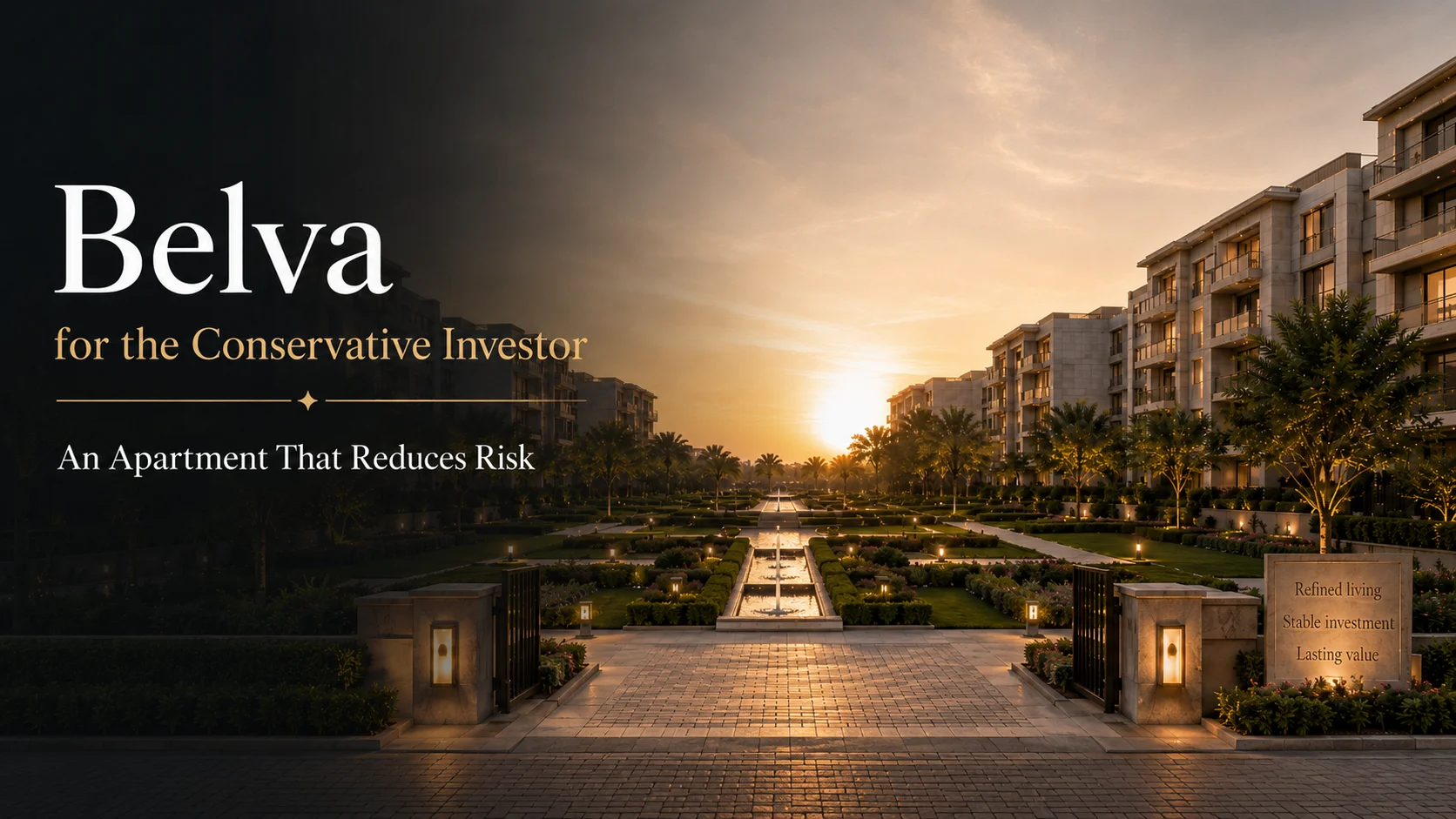 Belva for the Conservative Investor An Apartment That Reduces Risk