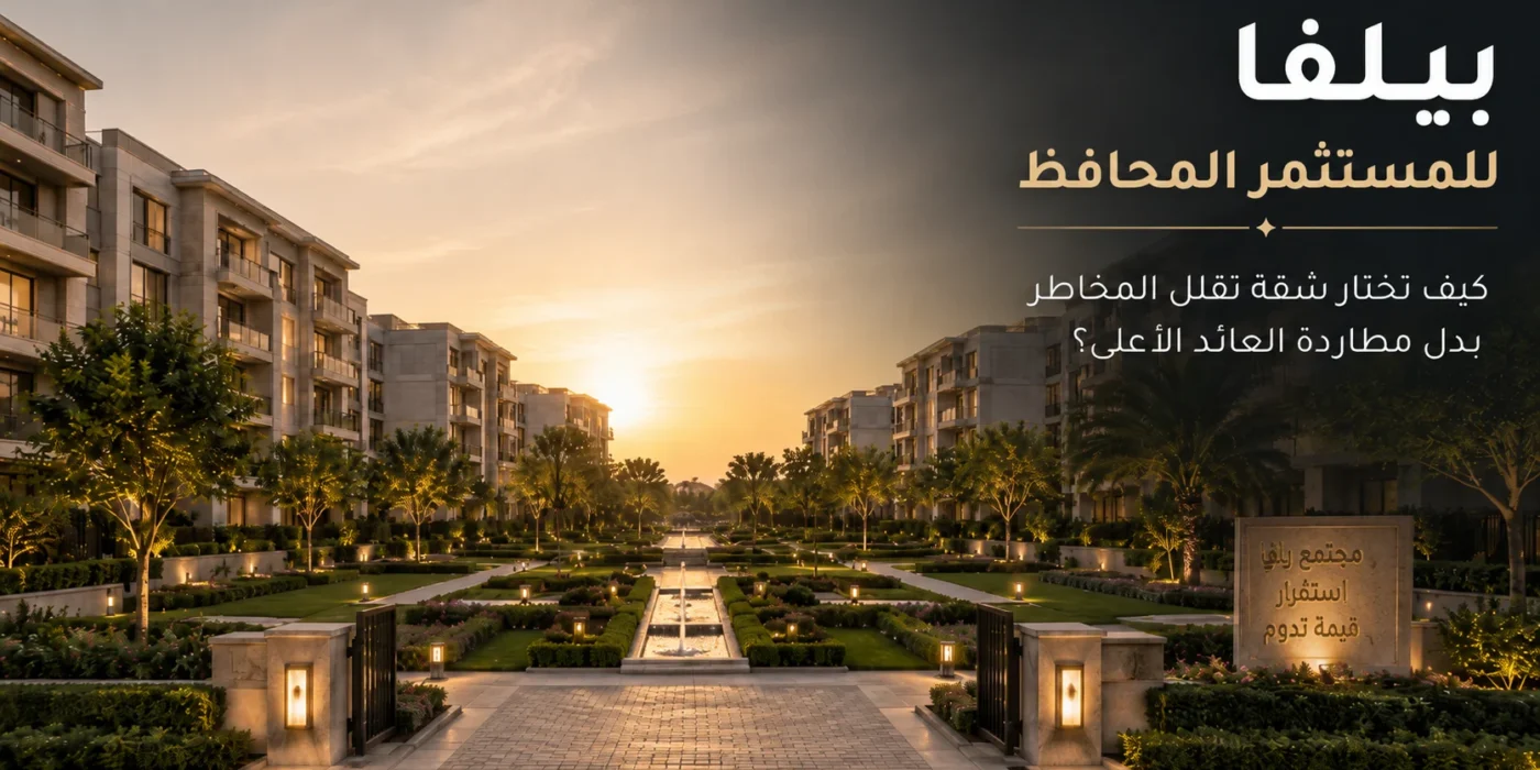بيلفا للمستثمر المحافظ كيف تختار شقة تقلل المخاطر بدل مطاردة العائد الأعلى؟