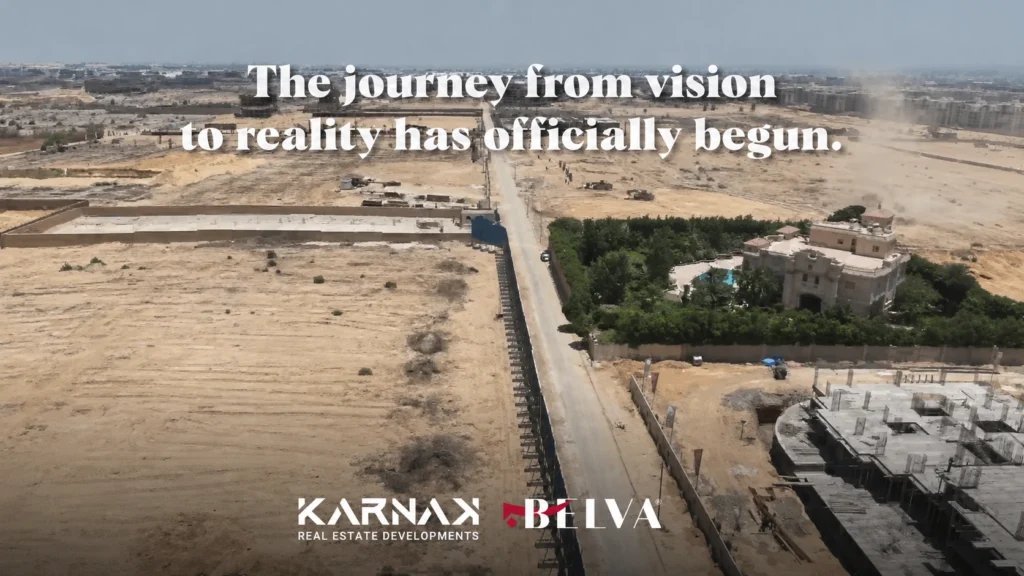 Belva Compound Site Progress in Sheikh Zayed
