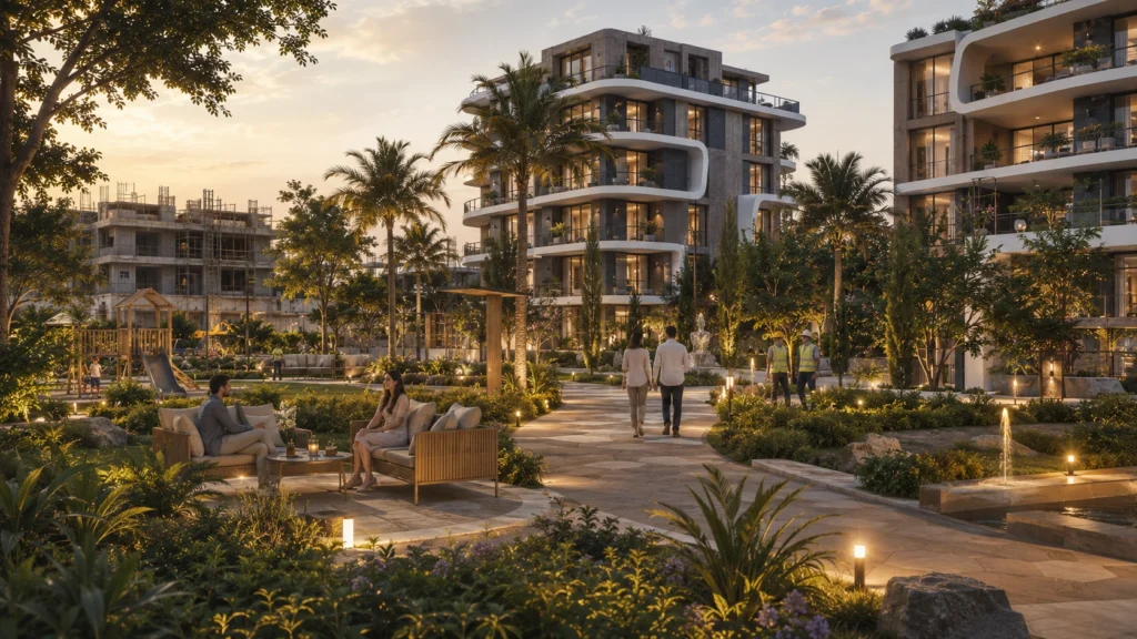 Landscaping and Communal Areas From Buildings to a Community