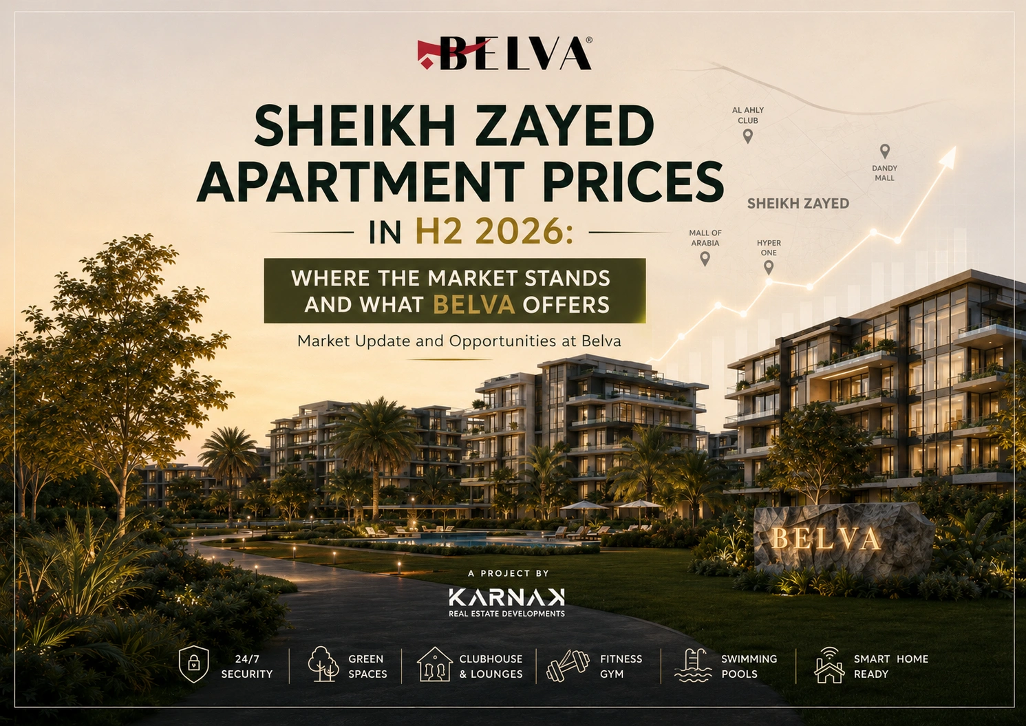 Sheikh Zayed Apartment Prices in H2 2026 Where the Market Stands and What Belva Offers