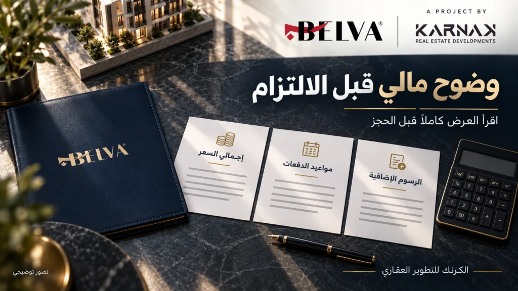 السعر وجدول السداد وضوح مالي قبل الالتزام